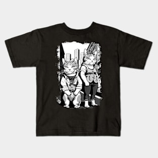 A Cat Brothers Kids T-Shirt